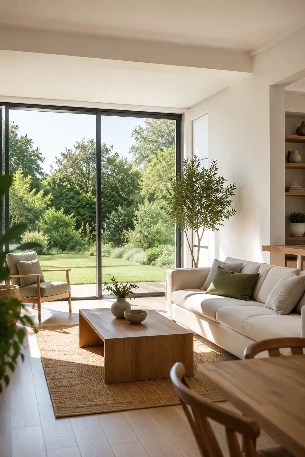Intérieur lumineux équipé de menuiseries sur mesure